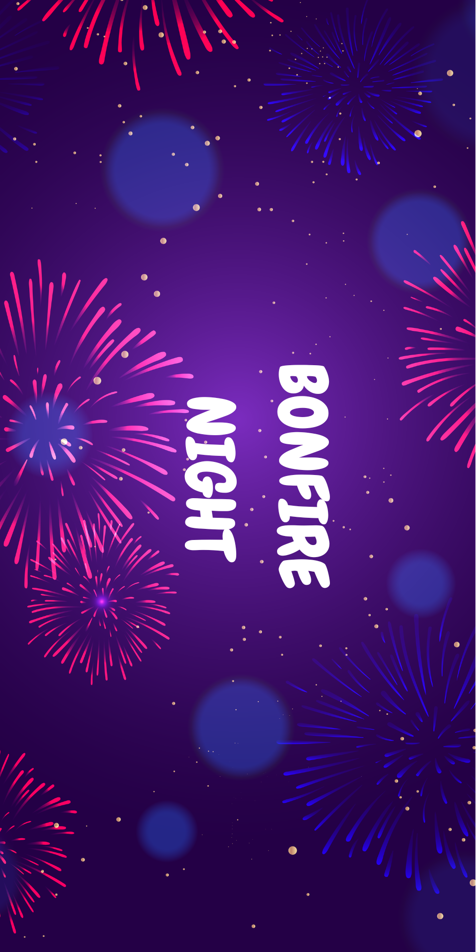 Bonfire Night Savings Challenge & Insert