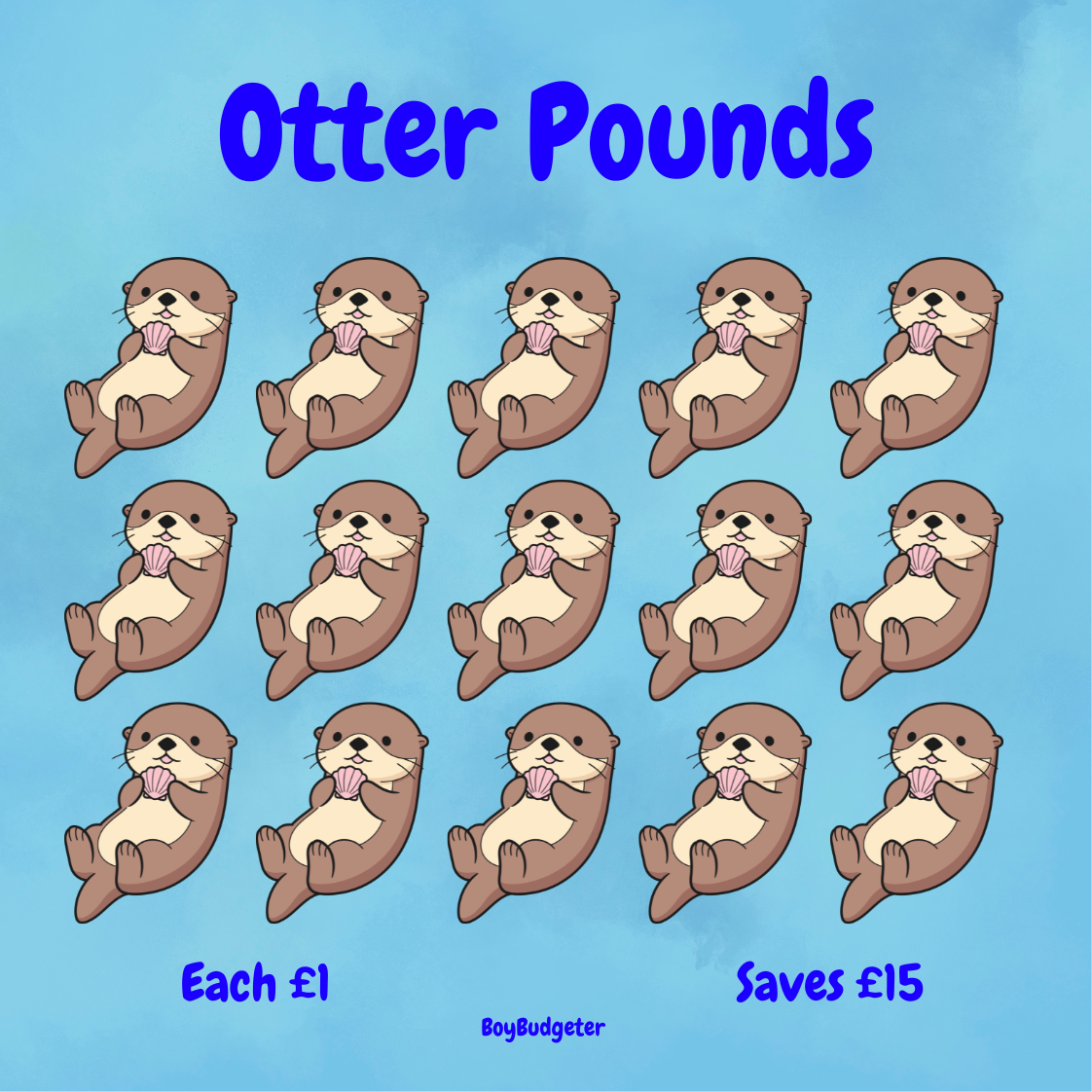 Otter Pounds Mini Savings Challenge