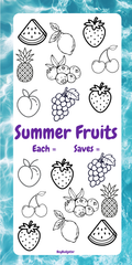 Summer Fruits Savings Challenge
