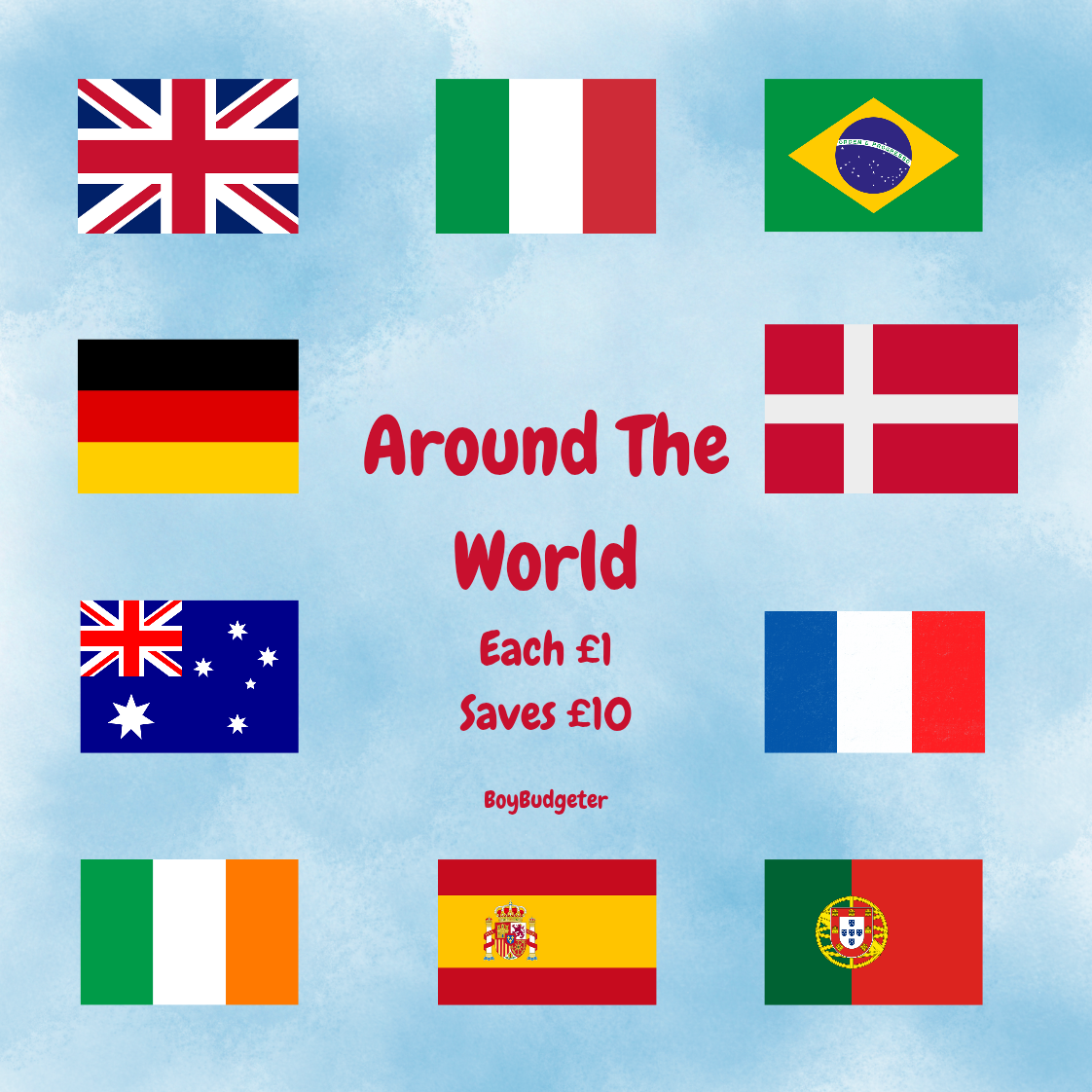 Flags Mini Savings Challenge
