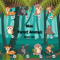 Forest Animals Mini Savings Challenge