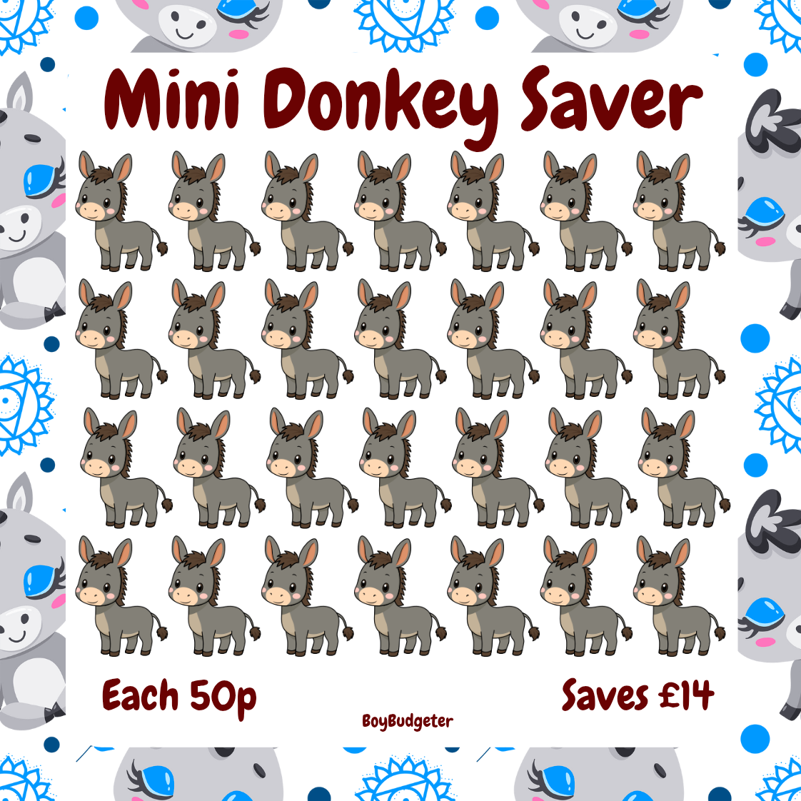 Donkey Mini Savings Challenge