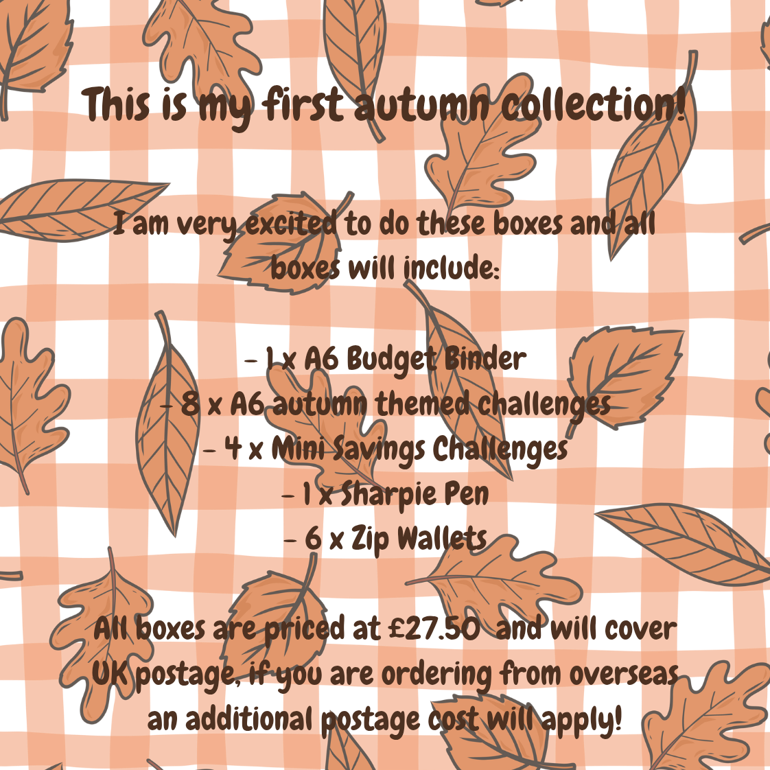 Autumn Challenges Themed Box