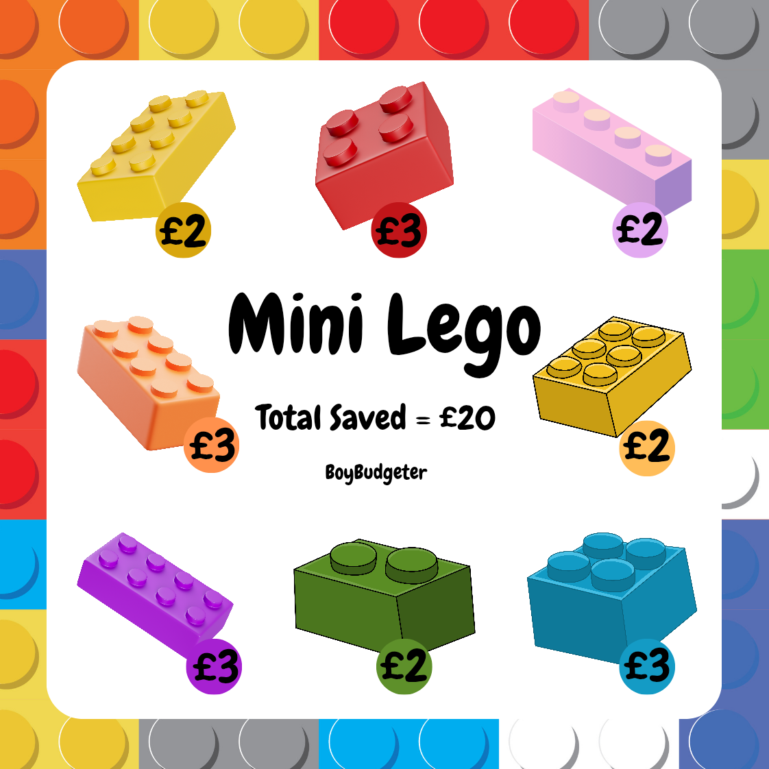 Mini Lego Mini Savings Challenge