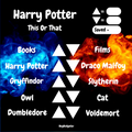 Harry Potter This Or That Mini Savings Challenge