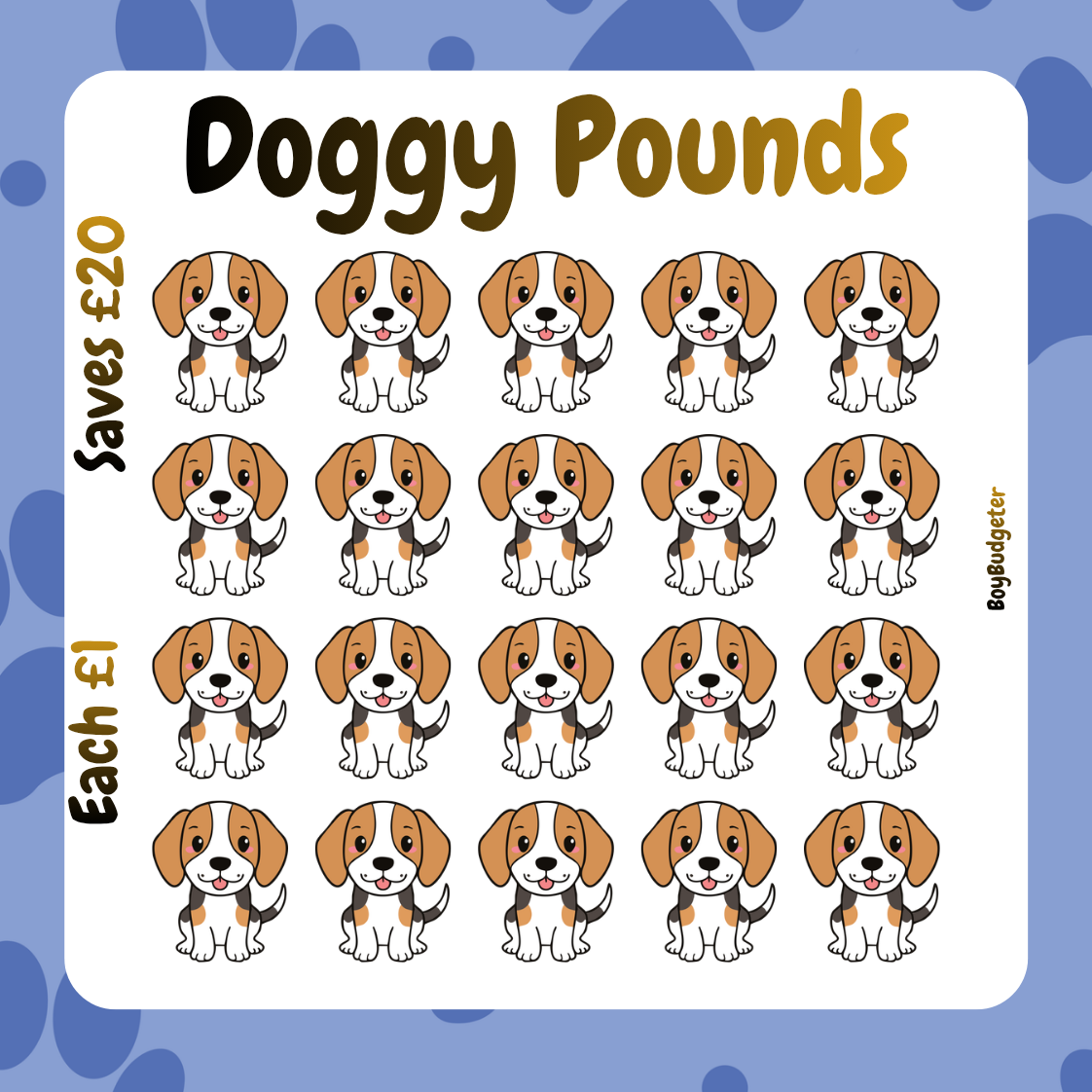 Doggy Pounds Mini Savings Challenge