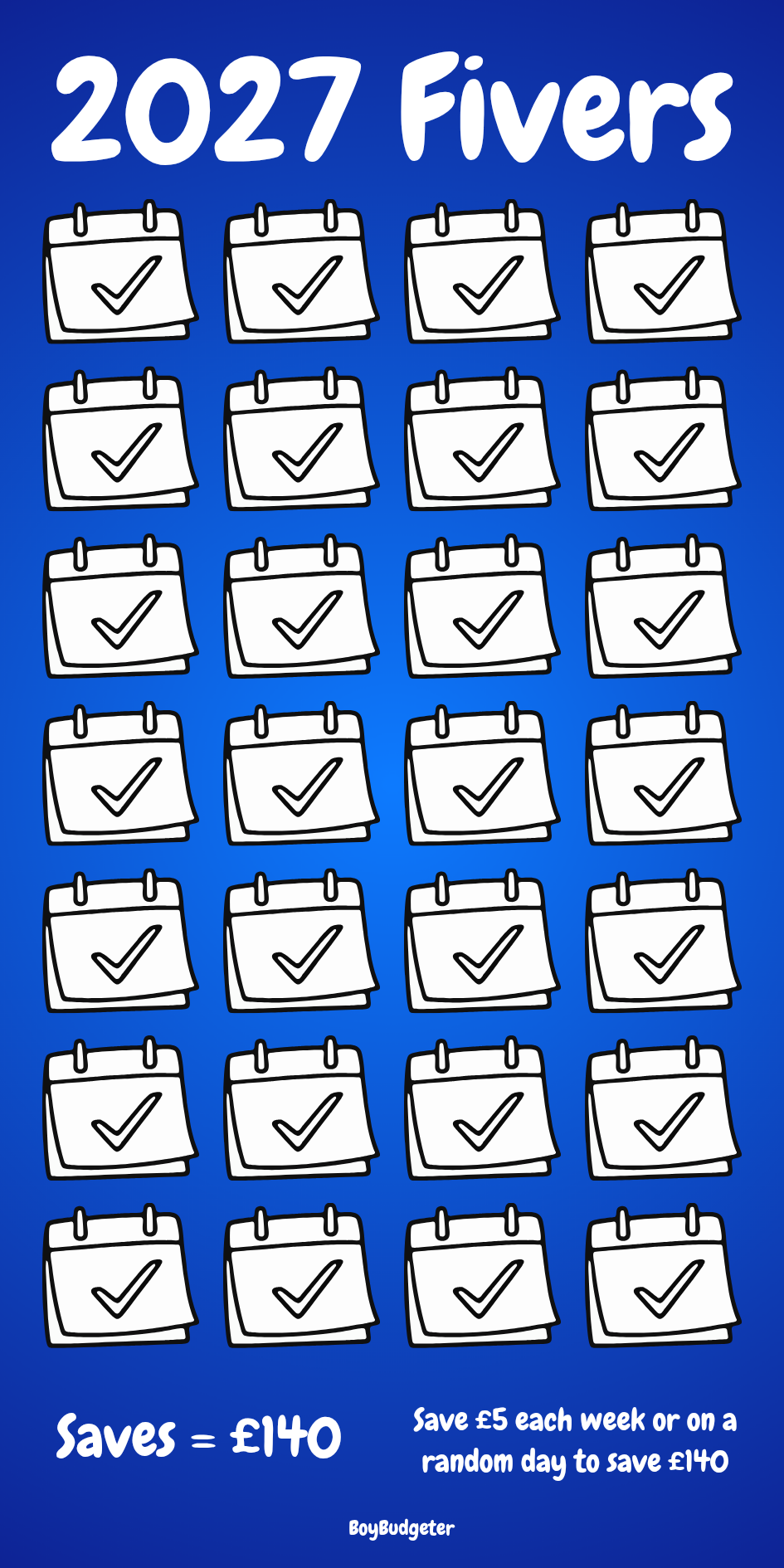 2027 Fivers Savings Challenge