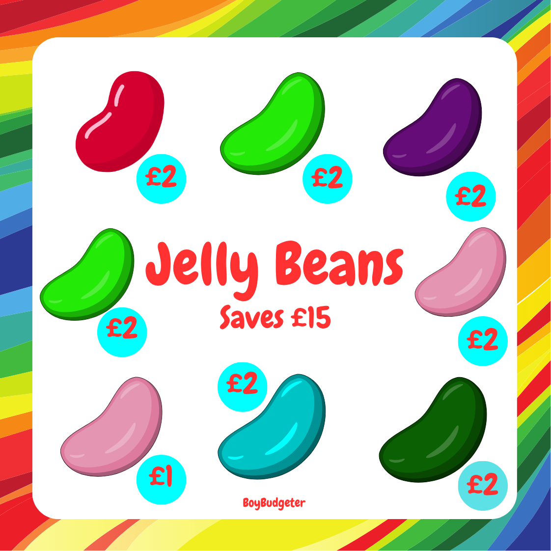 Jelly Bean Mini Savings Challenge