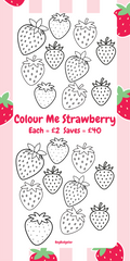 Colour Me Strawberry Savings Challenge