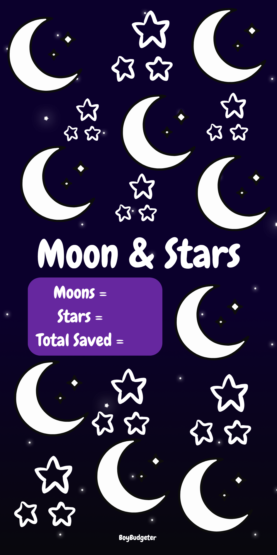 Moon & Stars Savings Challenge