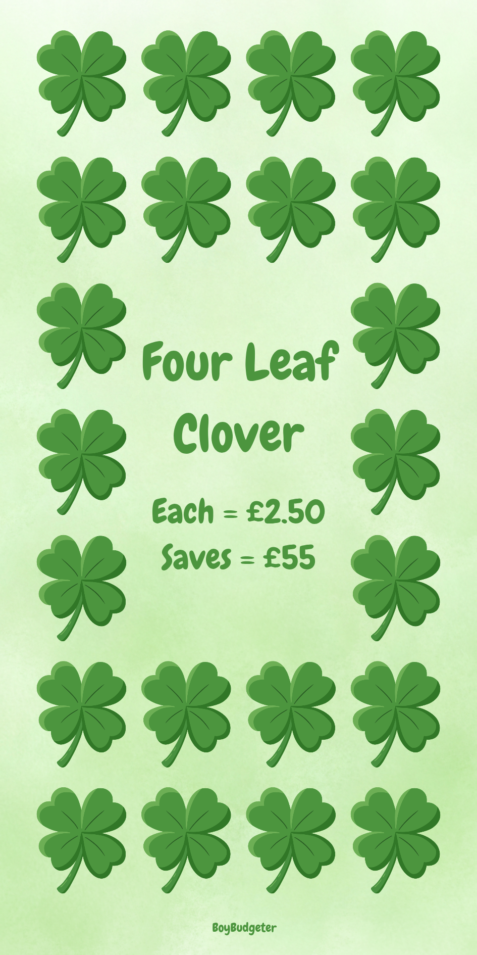 Four Leaf Clover Savings Challenge