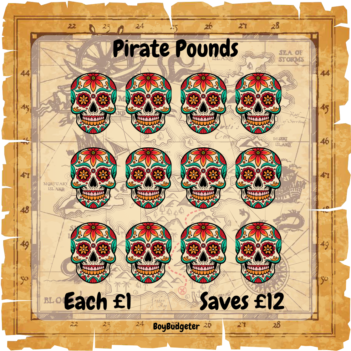Pirate Pounds Mini Savings Challenge